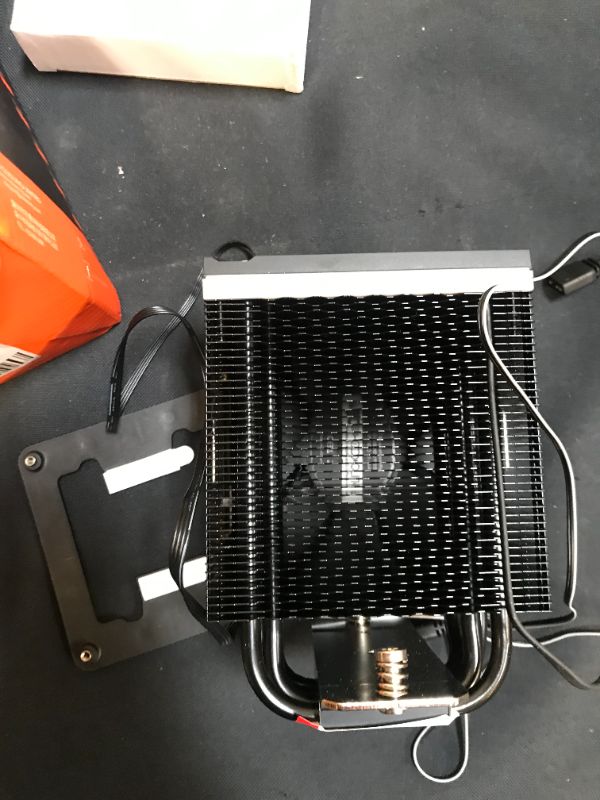 Photo 5 of ID-COOLING SE-914-XT-Basic CPU Cooler 126mm Height CPU Air Cooler 4 Heatpipes CPU Air Cooler 92mm PWM Fan Air Cooling for Intel/AMD, LGA 1700 Compatible ---- MISSING SOME PARTS 