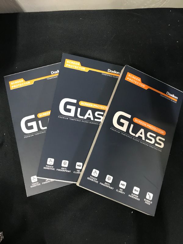 Photo 1 of [2+2 Pack] Doxlion for Samsung Galaxy S22 Plus Screen Protector Tempered Glass, Thinnest 0.23mm Fingerprint Technology 99.9% HD Case Friendly, 2 for Galaxy S22 Plus Screen and 2 for Camera Protection --- 3 pack 

