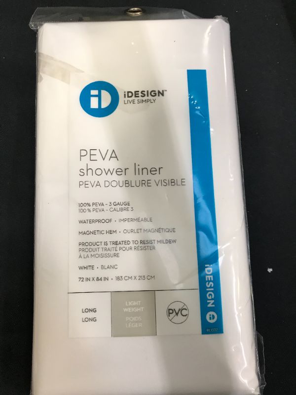 Photo 1 of  InterDesign PEVA 3 Gauge Shower Curtain Liner