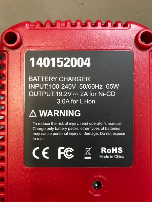 Photo 3 of 19.2V C3 Charger Replacement for Craftsman 140152004 DieHard XCP Li-ion Ni-CD Battery 1425301 1323903 130279005 11375 11376 315.PP2011 for Craftsman Battery Charger --- COULD NOT TEST
