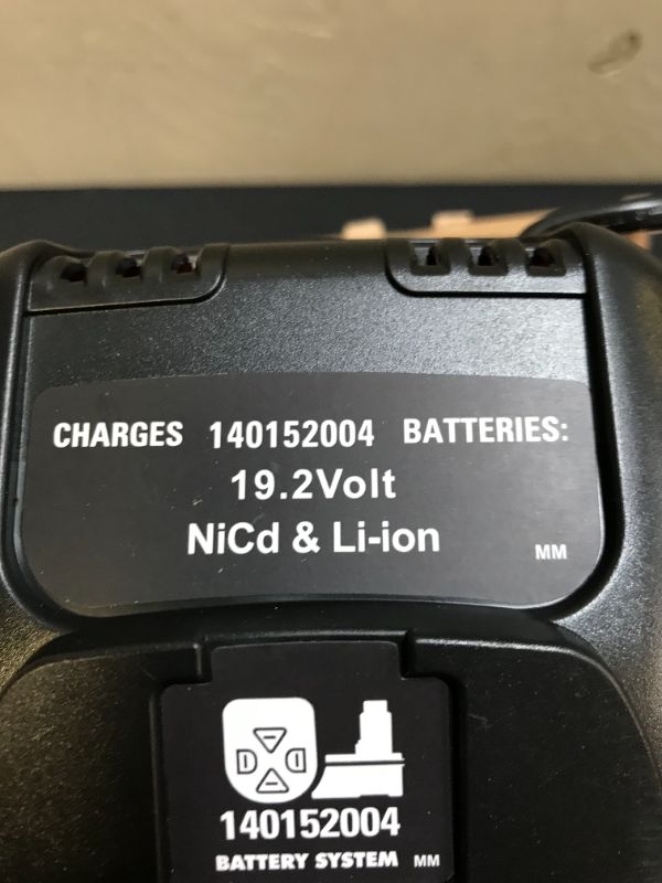 Photo 2 of 19.2V C3 Charger Replacement for Craftsman 140152004 DieHard XCP Li-ion Ni-CD Battery 1425301 1323903 130279005 11375 11376 315.PP2011 for Craftsman Battery Charger --- COULD NOT TEST
