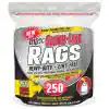 Photo 1 of 10 in. x 11 in. Cloth-Like Rags (250-Count)
