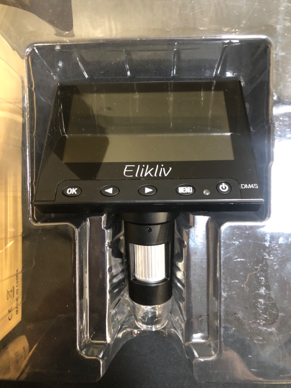 Photo 2 of Elikliv EDM4S Coin Microscope for Error Coins, 4.3'' 1000X LCD Digital Microscope with Screen 1080P USB Microscope Camera, 10 LED Fill Lights, Metal Stand, PC View, Compatible with Windows/Os