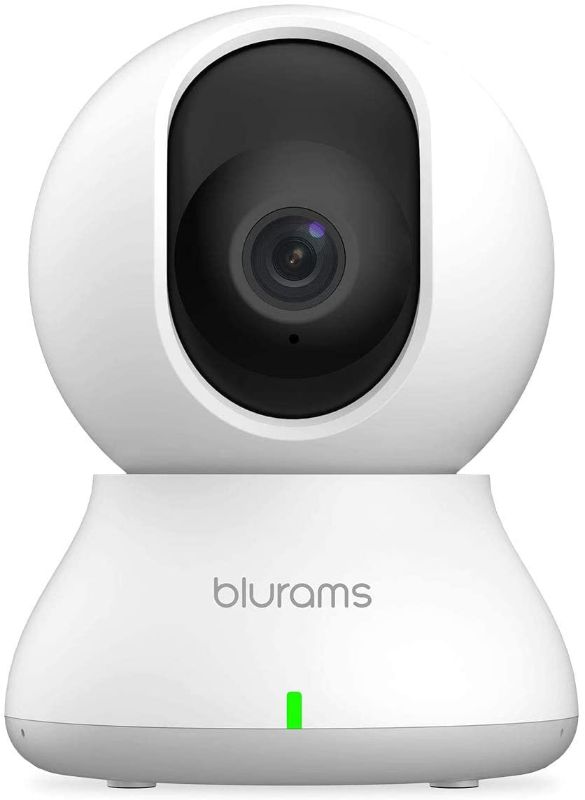 Photo 1 of Security Camera 2K, blurams Baby Monitor Dog Camera 360-degree for Home Security w/ Smart Motion Tracking, Phone App, IR Night Vision, Siren, Works with Alexa & Google Assistant & IFTTT, 2-Way Audio