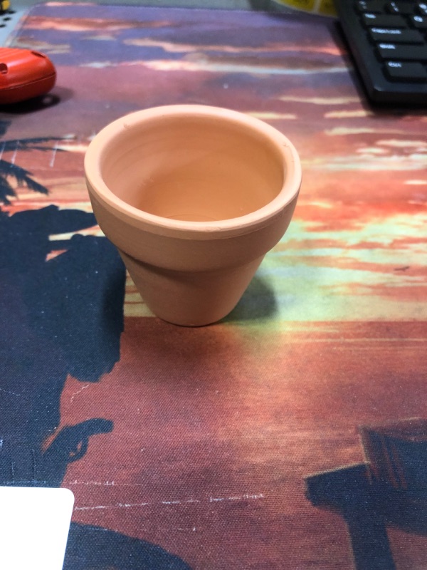 Photo 4 of 10 Pack Small Terracotta Pots for Succulents, Clay Flower Pots for Plants (1.2 x 1.9 in)
