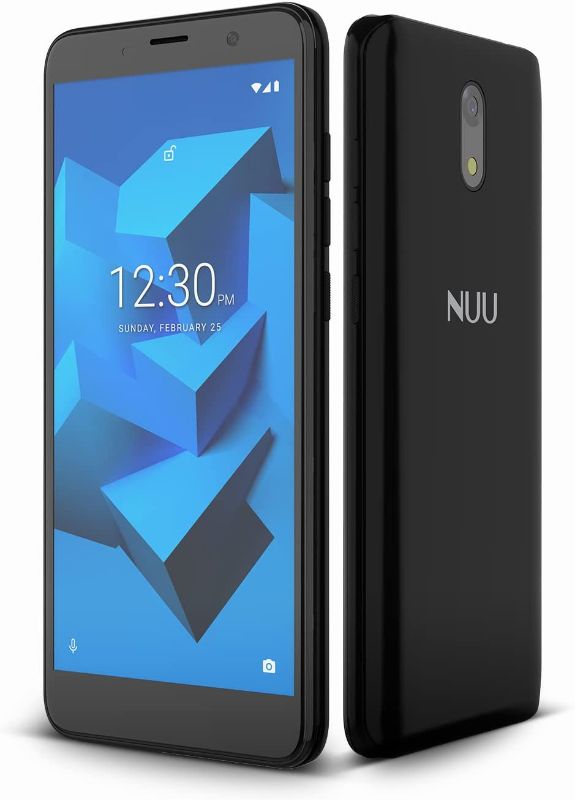 Photo 1 of NUU A10L | Unlocked 4G LTE Smartphone | 5.5" Display | 16GB + 2GB RAM | 2500 mAh Battery | Android 12 Go Edition | Compatible with T-Mobile  --Charger Included --
