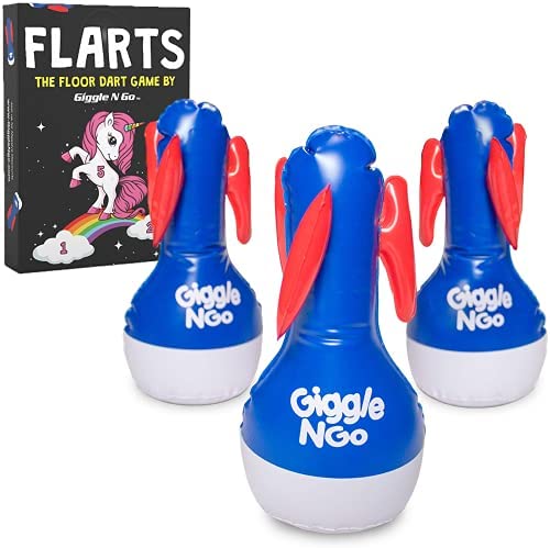 Photo 1 of Giggle N Go Flarts Lawn Darts Outdoor Games for Family Our Lawn Games for Kids - Quality Backyard Games for Adults and Kids - Our Inflatable Dart Games are Safe Indoor Outdoor Games for Kids
