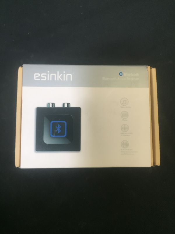 Photo 2 of Bluetooth Audio Adapter for Music Streaming Sound System, Esinkin Wireless Audio Adapter Works with Smartphones and Tablets, Wireless Adapter for Speakers
