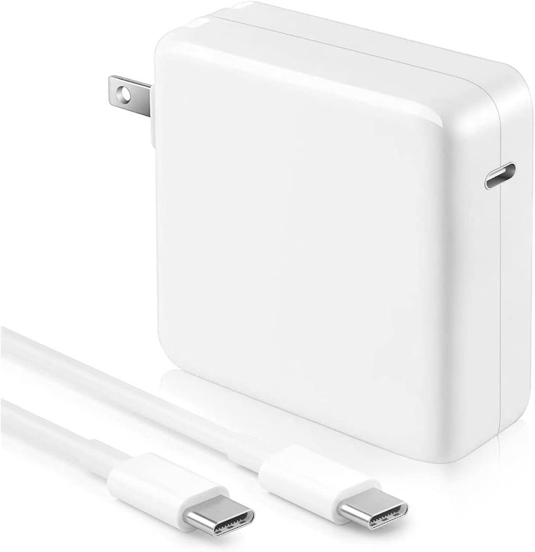 Photo 1 of Mac Book Pro Charger - 118W USB C Charger Power Adapter for USB C MacBook Pro 16 15 14 13 Inch, MacBook Air 13 Inch 2021 2020 2019 2018, New iPad Pro, Include Charge Cable
