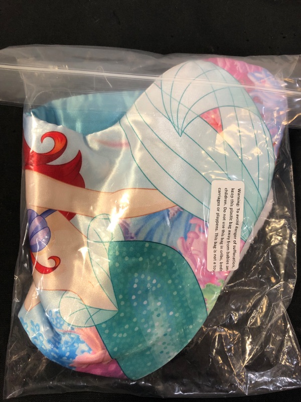 Photo 1 of Kids holiday character screen art christmas stocking with plush cuff border 10inch x 17.5 ( The Little Mermaid)