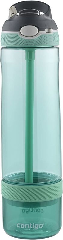 Photo 1 of Contigo AUTOSPOUT Straw Ashland Water Bottle with Infuser, 26 oz., Grayed Jade
--- factory sealed ---- 