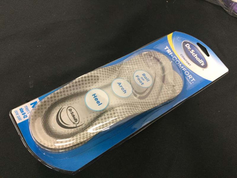 Photo 2 of Dr. Scholl’s TRI-COMFORT Insoles // Comfort for Heel, Arch and Ball of Foot with Targeted Cushioning and Arch Support (for Men's 8-12, also available Women's 6-10)
--- factory sealed ---- 