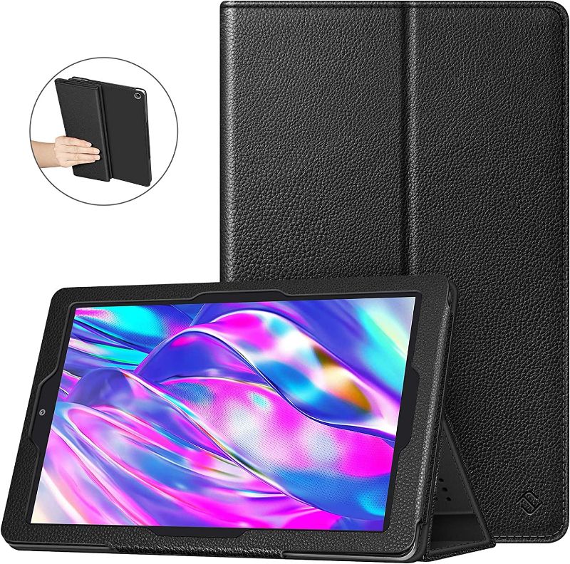 Photo 1 of Fintie Case for VANKYO MatrixPad S21 10 inch Tablet - [Flex Stand] Premium Vegan Leather Multi-Angle Folio Smart Stand Cover for MatrixPad S21 10.1" Android Tablet (Black)
--- factory sealed ---- 