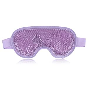 Photo 1 of cooling eye mask 2 pc purple and blue--- factory sealed ---- 