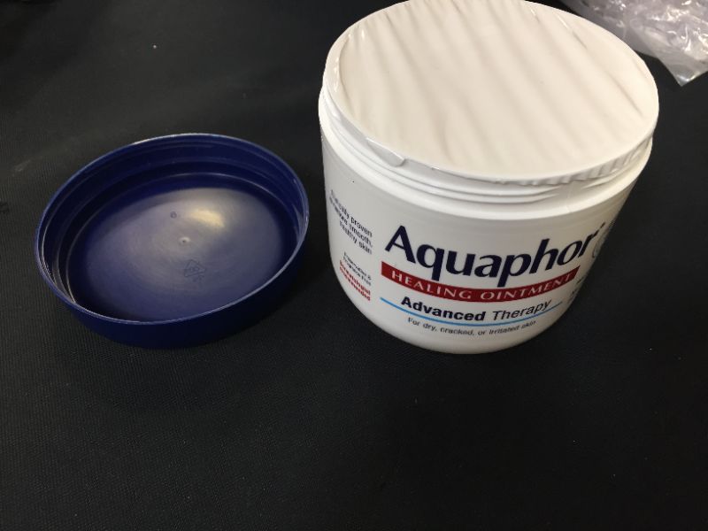 Photo 2 of Aquaphor Healing Ointment Advanced Therapy Skin Protectant, Dry Skin Body Moisturizer, 14 Oz Jar
--- factory sealed ---- 