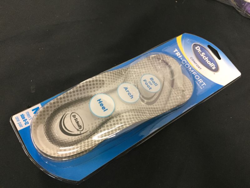 Photo 1 of Dr. Scholl’s TRI-COMFORT Insoles // Comfort for Heel, Arch and Ball of Foot with Targeted Cushioning and Arch Support (for Men's 8-12)
--- factory sealed ---- 