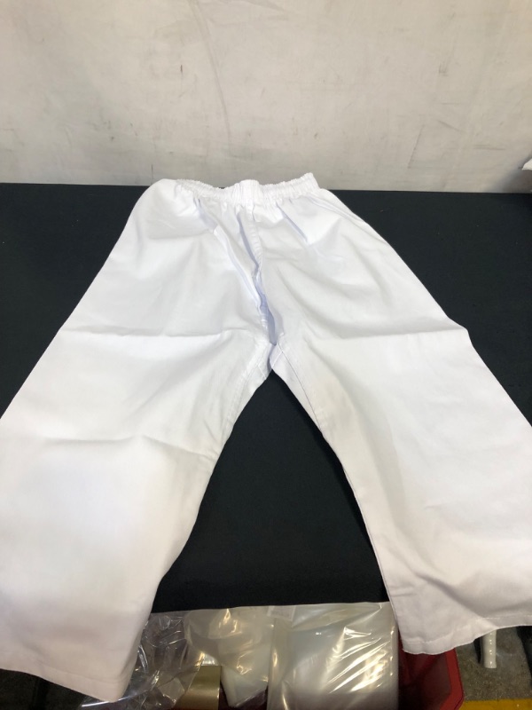 Photo 1 of CHILDREN Karate Pants - Cotton Martial Arts Elastic Waist and Traditional Drawstring Pants SIZE KIDS SMALL 