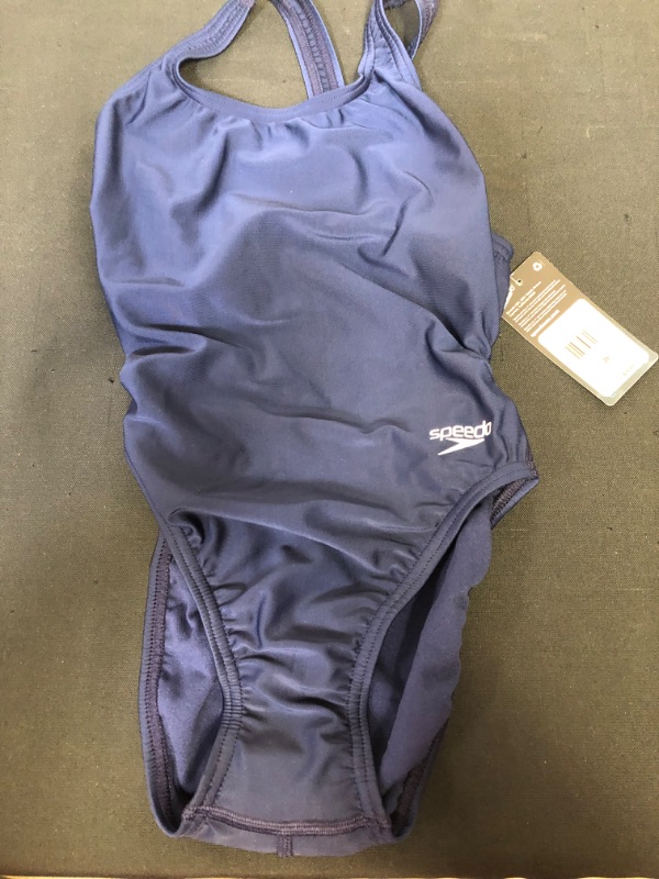 Photo 1 of SPEEDO GIRLS SWIMWEAR  NAVY SIZE 26 IN KIDS 