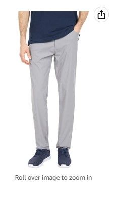 Photo 1 of Adidas Men's Go-to 5-Pocket GRAY Golf Pant SIZE 35 X 30