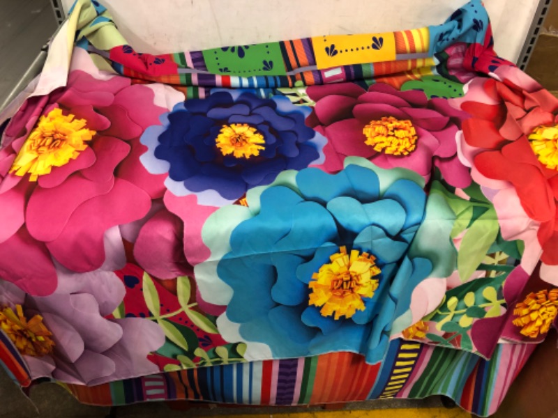 Photo 1 of COLORFUL FLOWER PRINT FABRIC 