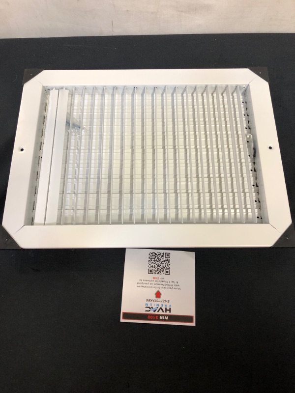 Photo 1 of 12" w x 16"h HVAC Vent Cover - Grille  High Airflow - White 
