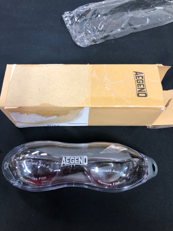 Photo 2 of Aegend Swim Goggles, Swimming Goggles No Leaking Full Protection Adult Men Women Youth
