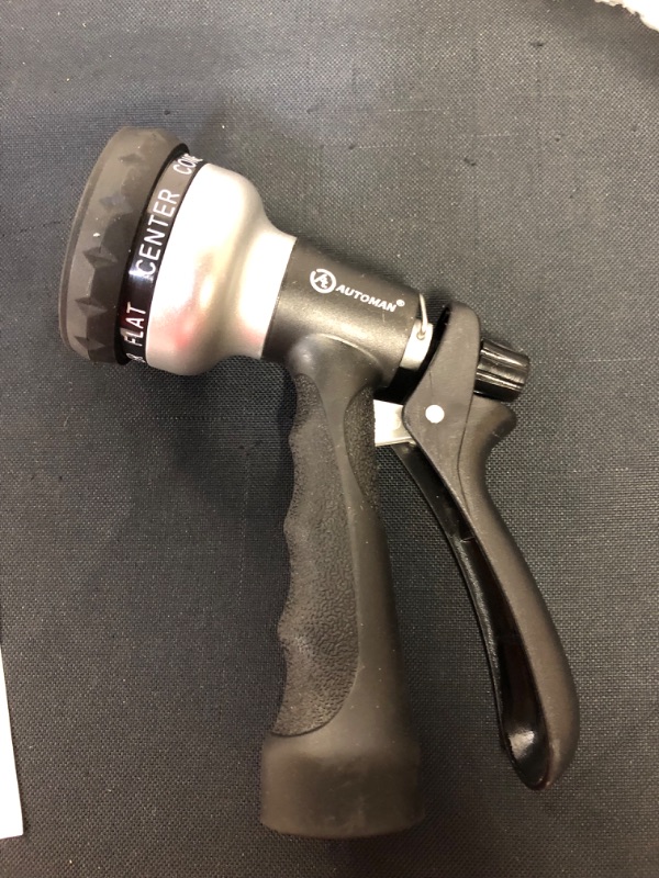 Photo 1 of AUTOMAN- GARDEN HOSE NOZZLE- WATER SPRAY COLOR SILVER 