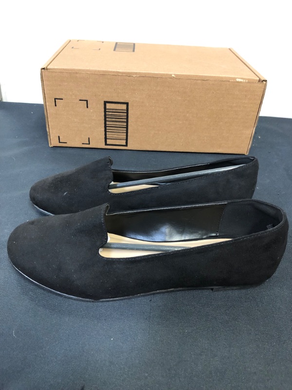 Photo 2 of Ataiwee Women's Slip on Loafer Flats Shoes - Ladies Suede Round Toe Casual Ballet Shoes SIZE 9 1/2
