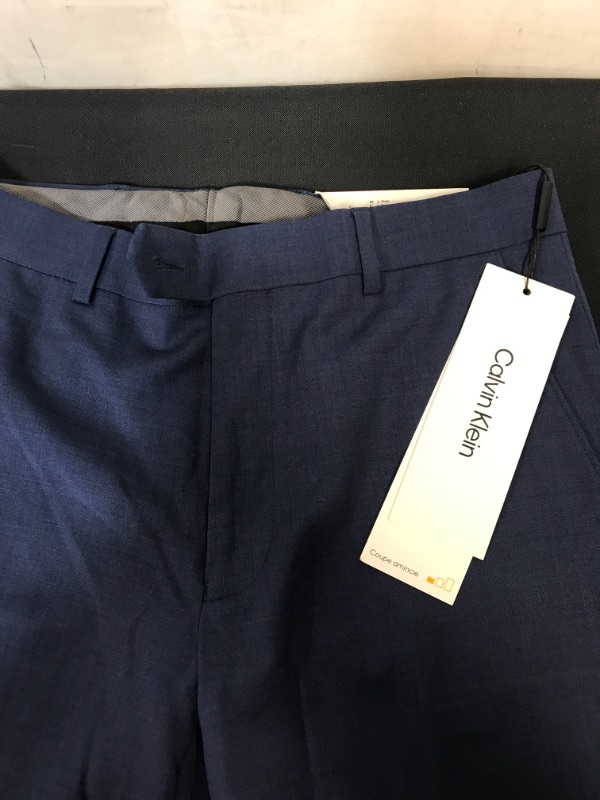 Photo 1 of Calvin Klein Skinny Fit Men’s Suit PANTS with Performance Stretch Fabric SIZE 30W X 30L

