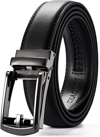 Photo 1 of Ratchet Belts for Men, CHAOREN Dress Belt 1 1/4" Comfort with Click Buckle, Adjustable Sliding Belt, Trim to Exact Fit
SIZE 32