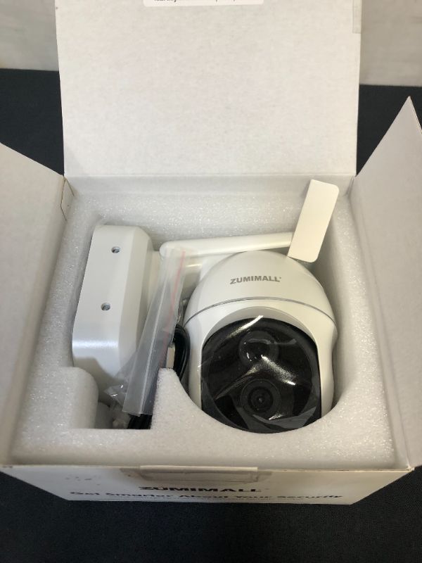 Photo 1 of 2K Security Camera Outdoor Wireless WiFi with 360° PTZ, ZUMIMALL Battery Powered Wireless Cameras for Home Surveillance, Spotlight & Siren/PIR Detection/3MP Color Night Vision/2-Way Talk/IP66/Cloud/SD

