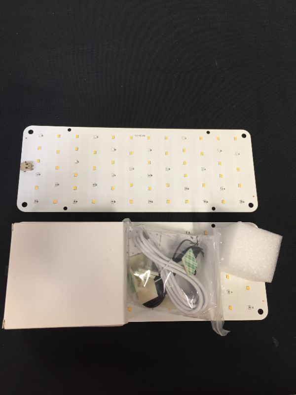 Photo 2 of DOMMIA Grow Lights for Indoor Plants, 20W Full Spectrum LED Grow Light with Auto ON & Off Timer, 132 LEDs Sunlike Plant Light for Hydroponics, Succulents & More, Easy to Assemble?2Pcs?
