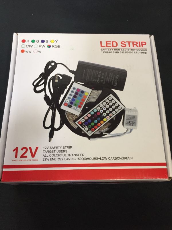 Photo 1 of LED Strip Lights, Waterproof Color Changing, Rope Light 300 SMD 5050 LED, IR Remote Controller Flexible Strip for Home Party Bedroom DIY Indoor Outdoor
