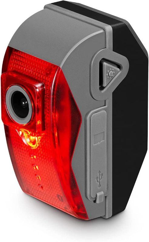 Photo 1 of Bike Camera with LED Tail Light, Full HD Rear-View USB Rechargeable Bicycle Rear 
