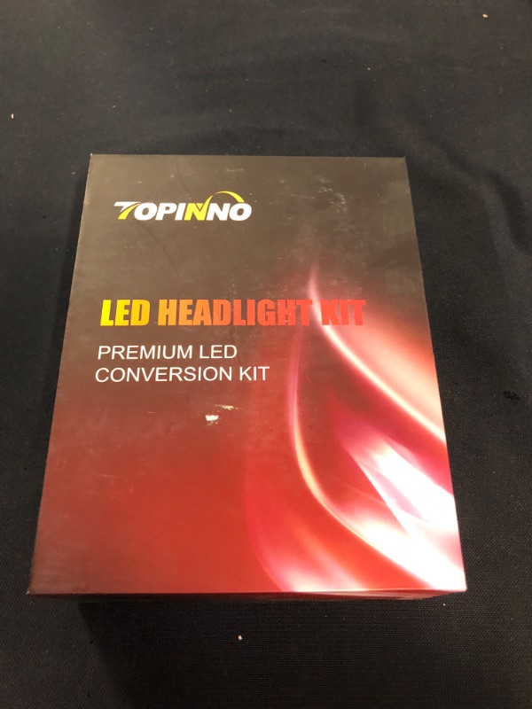 Photo 1 of TOPINNO LED HEADLIGHT KIT HEADLIGHT BULBS 9006