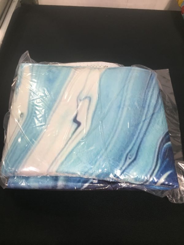 Photo 1 of BLUBLU MARBLE BATH RUG 31"X20" ---FACTORY SEALED---