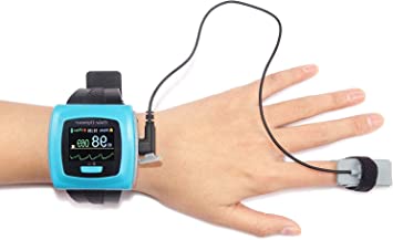 Photo 1 of Contec CMS50F Wrist-worn Pulse Oximeter with Software and Download Cable
