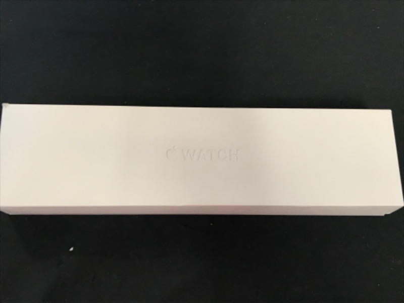 Photo 2 of APPLE WATCH(BLACK), UNKNOWN MODEL, USED, MISSING CHARGER, MAY NEED TO BE CHARGED. DIFFERENT PACKAGING 