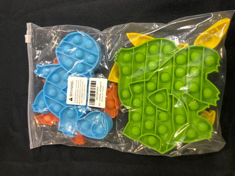Photo 2 of 4-Pack Pop Bubble Toys, Animal Popper Popping Sensory Anxiety Stress Relief Poppop Gift
