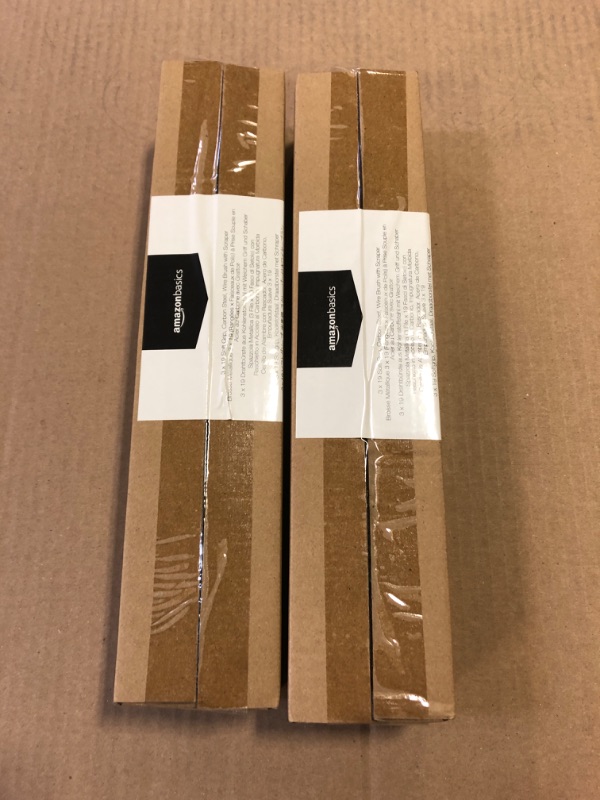 Photo 1 of Amazon Basics 3 x 19 Soft Grip, Carbon Steel, Wire Brush with Scraper 2 pack
