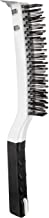 Photo 1 of Amazon Basics 3 x 19 Soft Grip, Carbon Steel, Wire Brush with Scraper 2 pack
