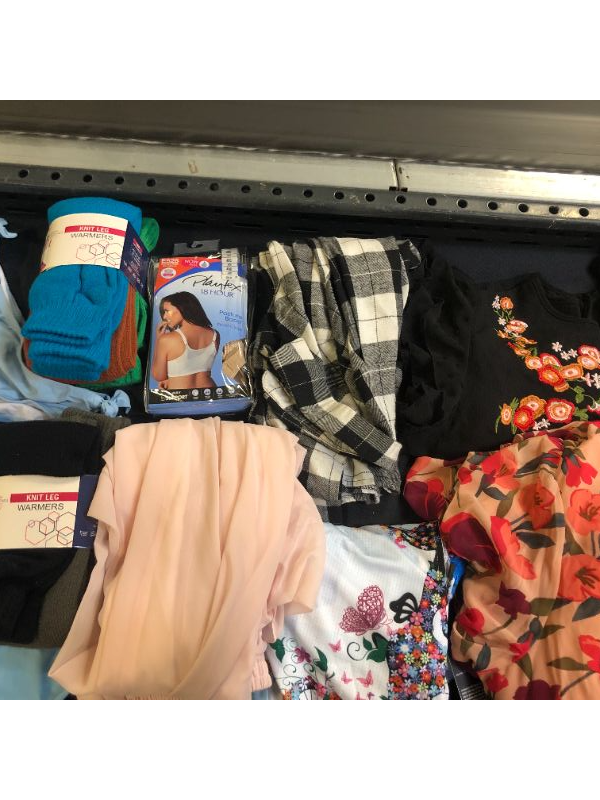 Photo 2 of box lot women's clothes various sizes as is