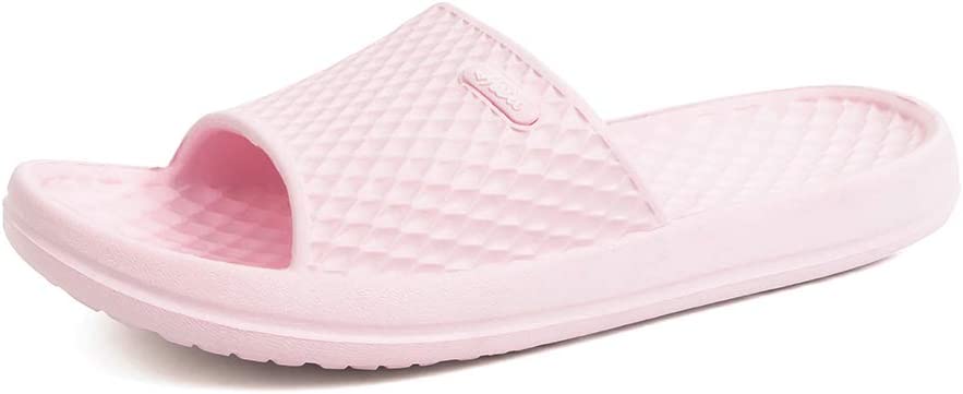 Photo 1 of FUNKYMONKEY Womens Bathroom Shower Slippers Indoor Home Beach Non Slip Sandal
SIZE 6W LIGHT PINK