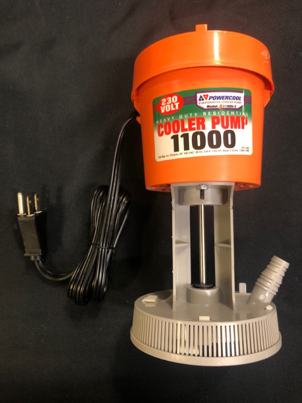 Photo 1 of 11000 Powercool Heavy Duty residential Cooler pump 11,000, 230 Volt
