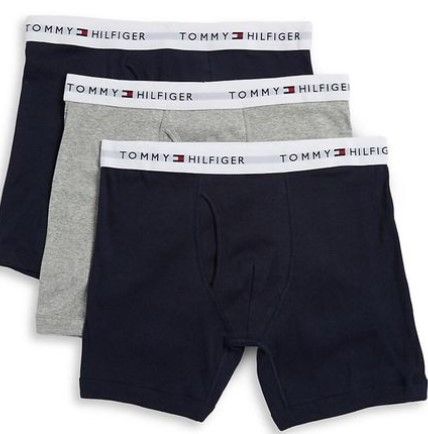Photo 1 of Tommy Hilfiger
Men's Blue Classic Boxer Briefs - Pack Of 6 -grey, blue, navy

