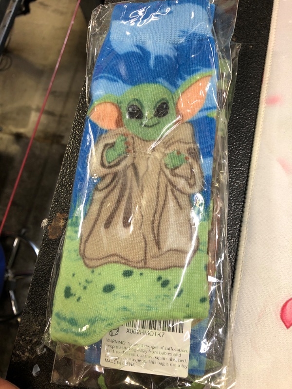 Photo 2 of 2 pair Baby Yoda Socks
