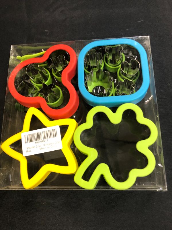Photo 2 of 13 Pack Mini Cookie Cutters Fruit Cutters Shapes Pastry Cutter Vegetable Cutter
