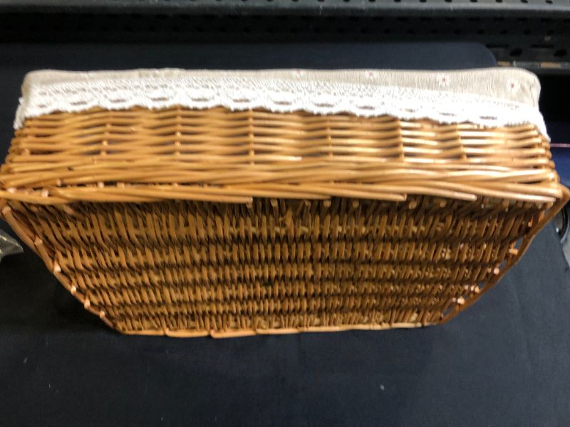 Photo 2 of 15" x 11" WOVEN BASKET 