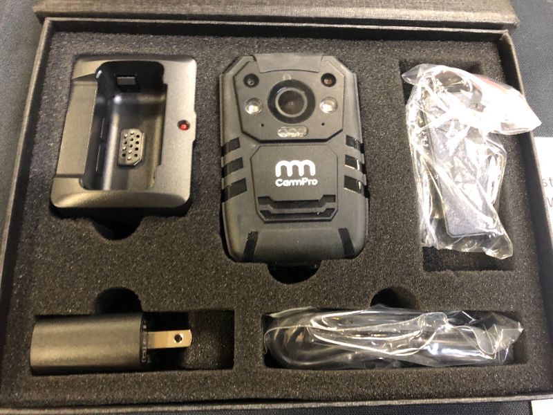 Photo 2 of CammPro I826 1296P HD Police Body Camera,64G Memory,Waterproof Body Worn Camera,Premium Portable Body Camera with Audio Recording Wearable,Night Vision,GPS for Law Enforcement
