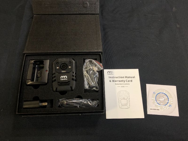 Photo 3 of CammPro I826 1296P HD Police Body Camera,64G Memory,Waterproof Body Worn Camera,Premium Portable Body Camera with Audio Recording Wearable,Night Vision,GPS for Law Enforcement
